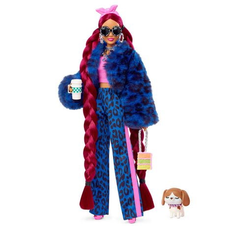 Barbie Extra Doll #17 - Blue Leotard Track Suit