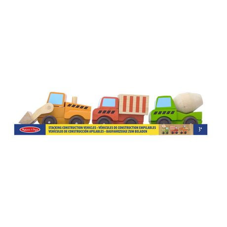 Melissa & Doug Stacking Construction Vehicles - Walmart.ca