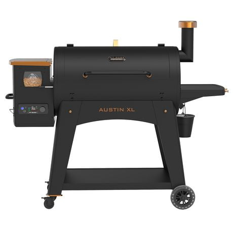Pit Boss Austin XL 1000 m² dans un barbecue et fumoir à granulés de bois – Édition Onyx