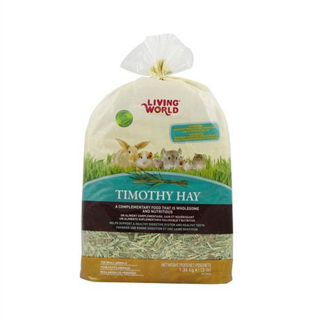 Living World Timothy Hay, 1.36 kg (3 lbs)