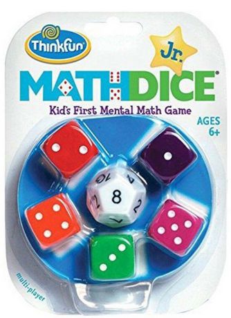 ThinkFun Math Dice Learning Math Game Set Think Fun Mental Math Game 