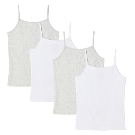 George Girls' Cotton Camisoles 4-Pack
