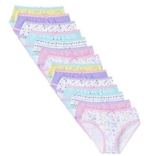 Kids Children Girls Underwear Cute Print Briefs Shorts Pants Cotton  Underwear Trunks 3PCS Cute Baby (Pink, 18-24 Months)