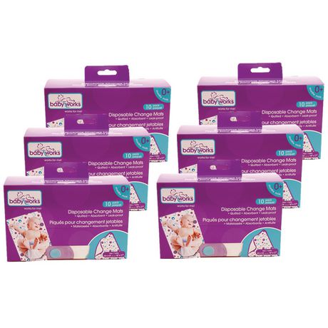 Baby Works Disposable Change Mats Walmart Canada