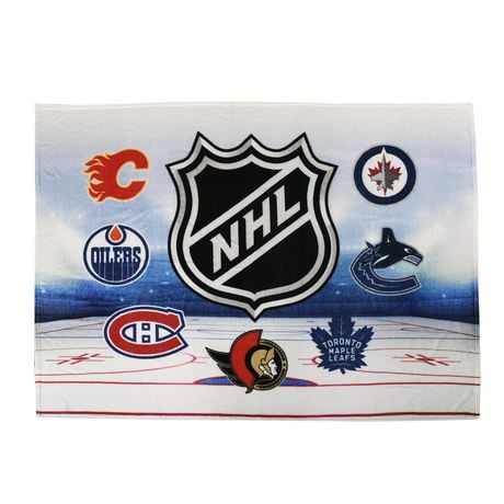 NHL Multi Team Arena Blanket, 66" x 90" by Nemcor