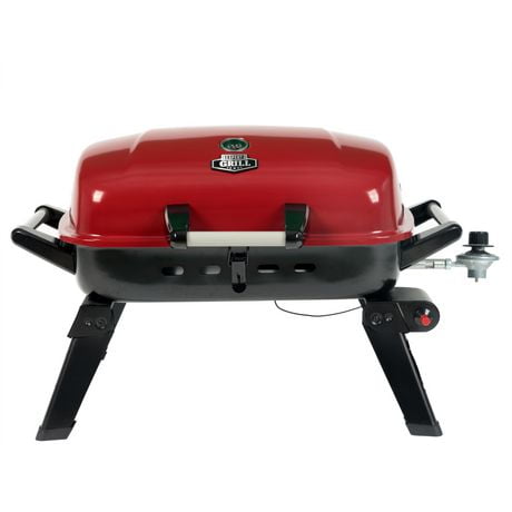 Expert Grill 20” 10,000 BTU Portable Table Top Propane Gas Grill, Red, GBT2126WRS-C, 248 Sq. In. cooking area