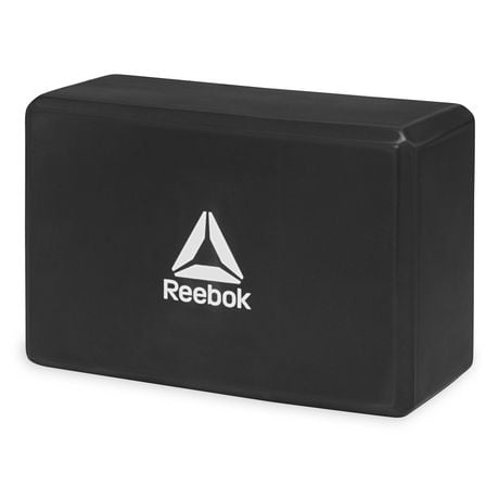 Reebok Delta Yoga Block, Black, Made from Sturdy Foam