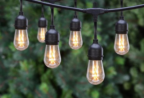 Lampe solaire Edison suspendue à DEL blanc chaud Hometrends 4