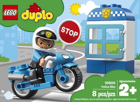 LEGO DUPLO Town Police Bike 10900 Building Blocks (8 Piece) | Walmart ...