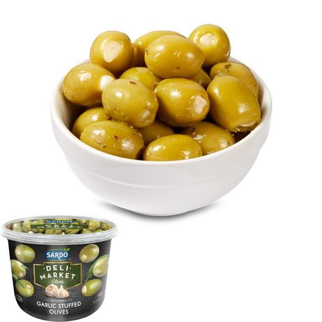 Olives farcies à l’ail Deli Market Sardo 500 ml
