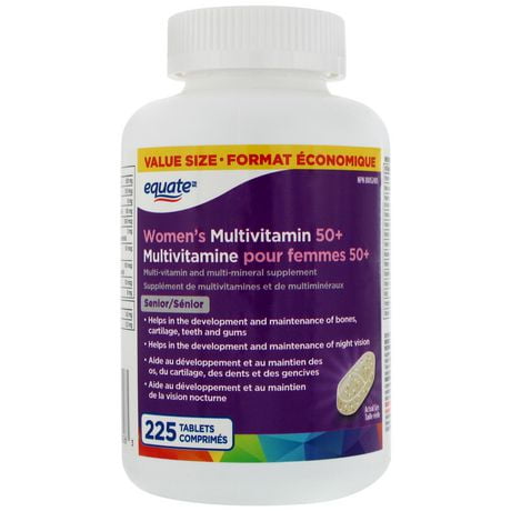 Equate Senior Women's Multivitamin, 225 Tablets