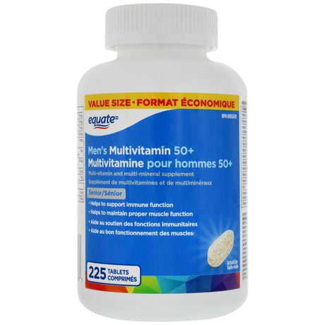 Equate Senior Men's Multivitamin, 225 Tablets