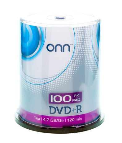 Onn Dvd R 100pack Cake Box Walmart Canada