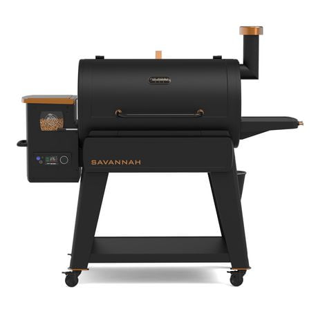 Pit Boss Savannah 1500 Sq in Wood Fired Pellet Grill and Smoker – Onyx Edition, Onyx Edition Savannah