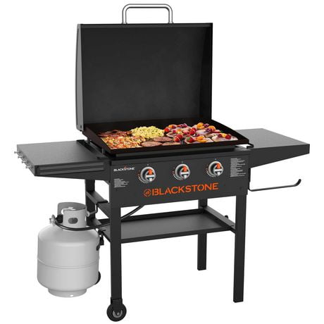 Blackstone 2 Burner 28 Propane Griddle with Hood and Omnivore Griddle Plate Walmart