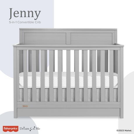 Fisher Price Jenny 5 in 1 Convertible Crib with Under Drawer