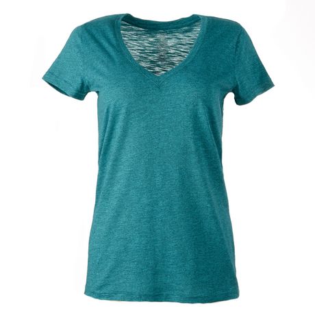 George Women's Fitted V-Neck Tee | Walmart Canada