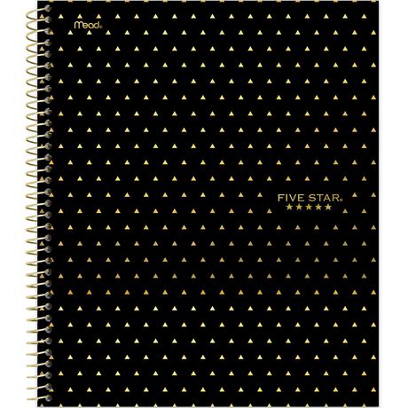 five star 5 subject notebook