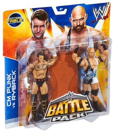 WWE Battle Pack CM Punk vs. Ryback Figures with Table - Walmart.ca