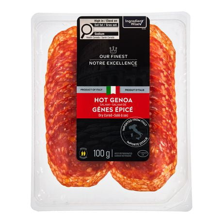 Our Finest Hot Genoa Salami, 100 g