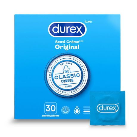 Durex® Sensi-Crème® Original Condoms, 30 Count, 30 condoms