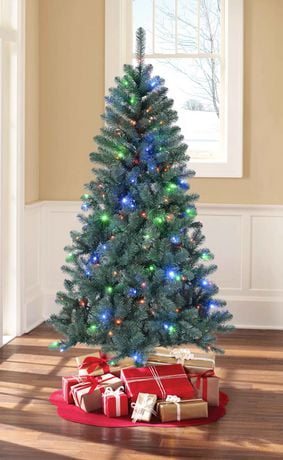 holiday time green pre lit sonoma pine tree walmart canada holiday time green pre lit sonoma pine tree walmart canada