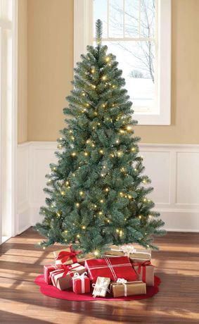 holiday time green pre lit sonoma pine tree walmart canada holiday time green pre lit sonoma pine tree walmart canada