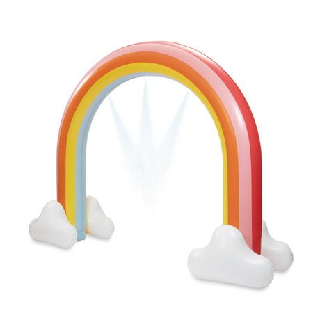 inflatable rainbow sprinkler walmart