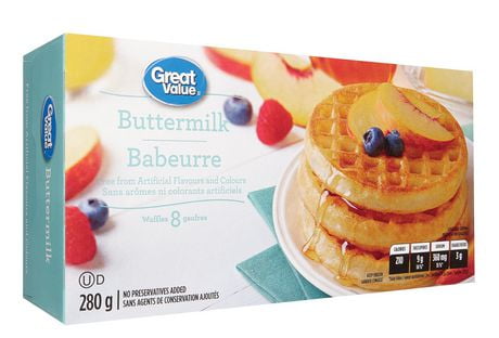 Great Value Buttermilk Waffles | Walmart Canada