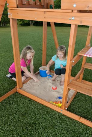 creative cedar designs woodlands swingset