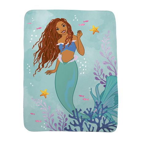 Disney's Little Mermaid "Waves of Adventure" Throw
