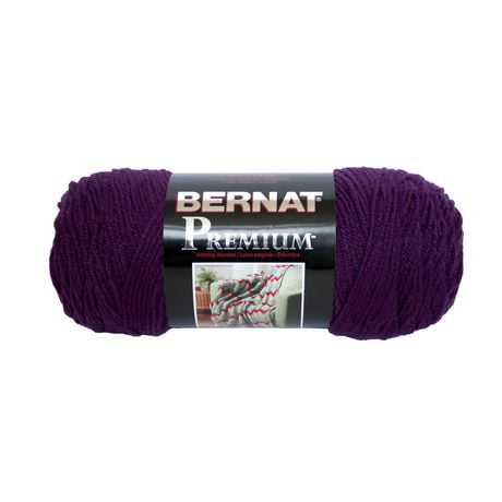 Bernat® Premium™ Yarn, Acrylic #4 Medium, 7oz/198g, 360 Yards | Walmart ...