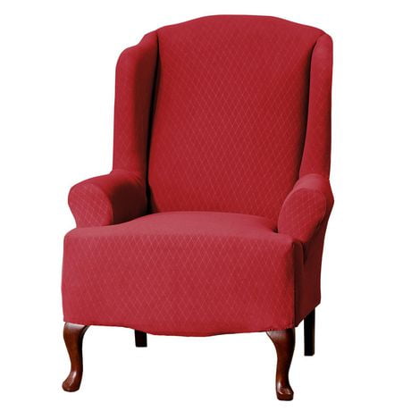 SureFit™Diamond Stretch Wing Chair Slipcover | Walmart Canada