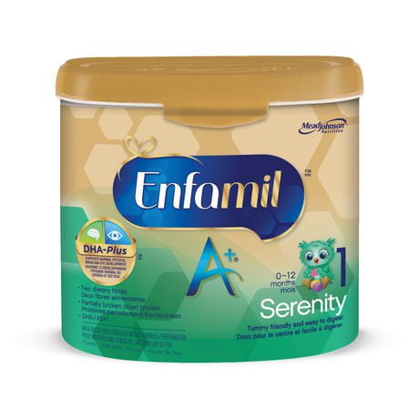 Enfamil A+® Serenity™, Baby Formula, Designed to Promote Soft Stools, 578g