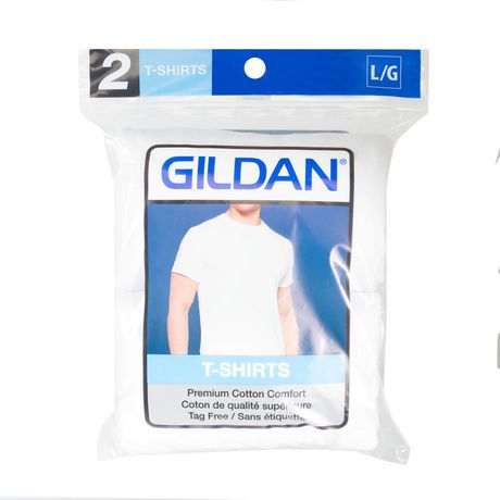 Gildan Men's Crew Neck T-shirts - Pack of 2 | Walmart Canada