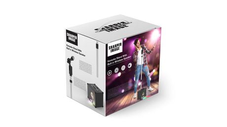 sharper image karaoke machine portable speaker