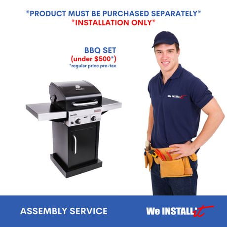 Home Installation Service for BBQ that are $500 regular price or less In-Home Assembly by We Install It Services