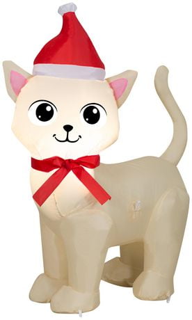 Airblown 3.5 Ft Christmas Cat - Walmart.ca