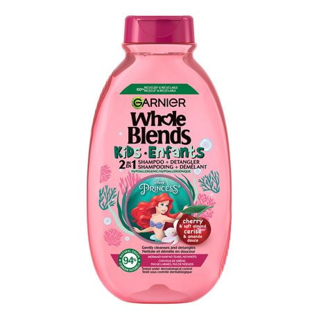 GARNIER Whole Blends Kids Shampooing pour enfants 2-en-1 Revitalisant, 250 mL Shampoing, 250 ml
