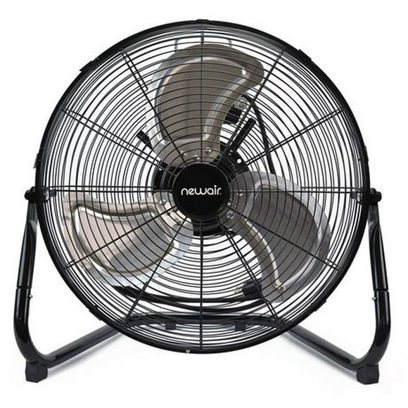 NewAir WindPro18F 18-inch High Velocity Portable Floor Fan, Black