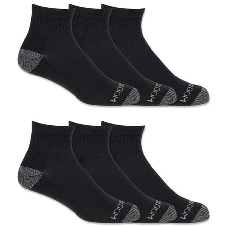 Fruit of the Loom Men's Dual Defense Ankle Socks 6 Pairs, Men's Ankle Socks 6 Pairs