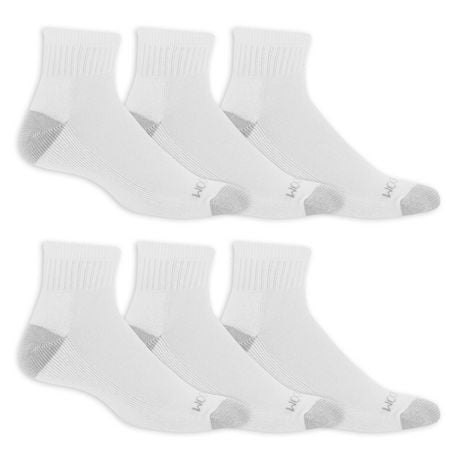 Fruit of the Loom Men's Dual Defense Ankle Socks 6 Pairs, Men's Ankle Socks 6 Pairs