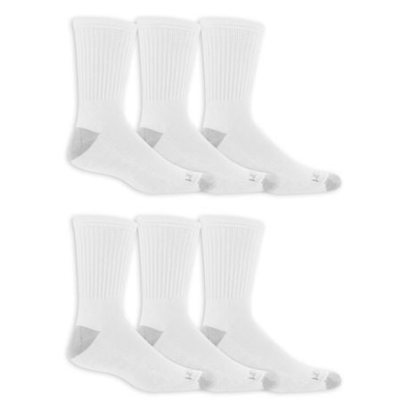Fruit of the Loom Dual Defense Chaussettes pour hommes 6 Paires Chaussettes Fruit of the Loom