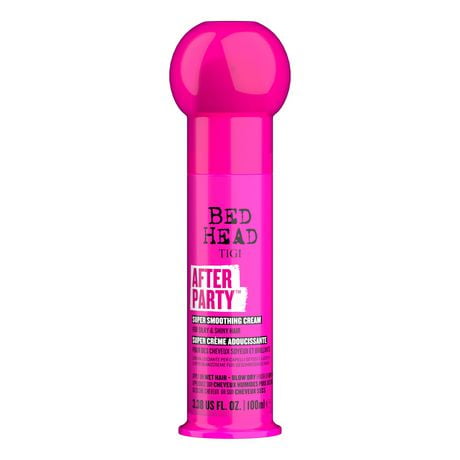 Bed Head by TIGI After Party Smoothing Cream for Silky and Shiny Hair 3.38 fl oz, Super Smoothing Cream