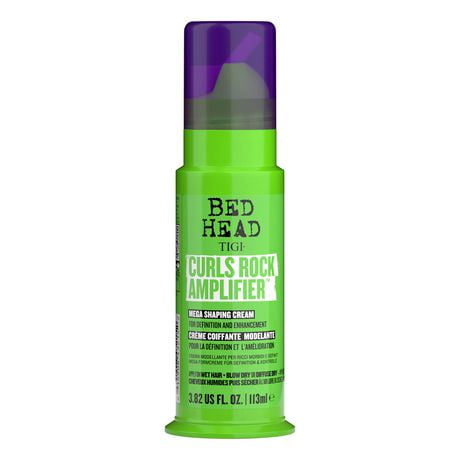 Bed Head by TIGI Curls Rock Amplifier Curly Hair Cream for Defined Curls 3.82 fl oz, Define and enhance curls and waves