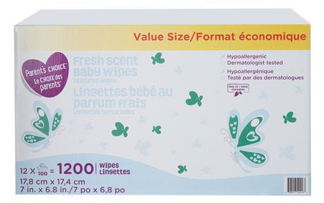 parents choice wipes 1200