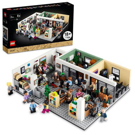 LEGO Ideas The Office 21336 Ensemble de construction (1164 pièces) Comprend 1164 pièces, 18+ ans