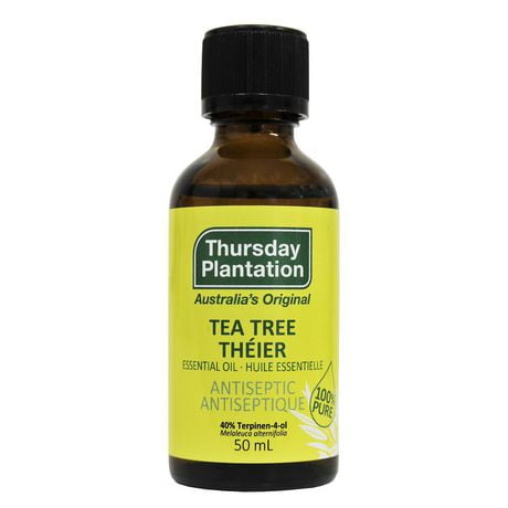 Huile de Tea Tree 100 % pure de Thursday Plantation 50 ml, 40 %+ Terpinen-4-ol