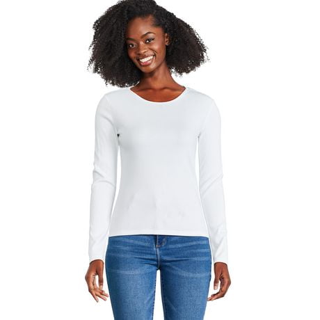 George Women's Rib Long Sleeve Tee