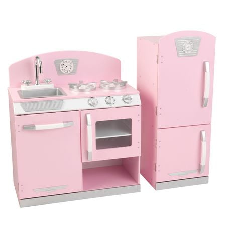 Pink Retro Kitchen Play Set Pink Retro Kitchen Play Set